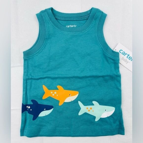 CARTER’S Baby boy Multi Baby 3-Piece Animal Little Short Set 6 Months (#5502) - Picture 10 of 10